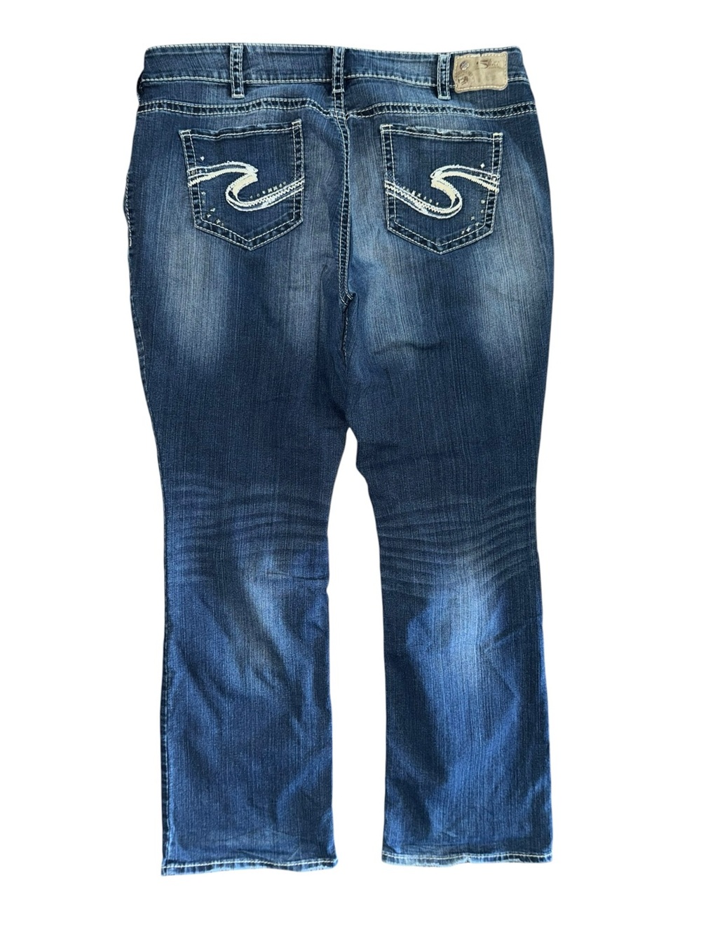 Silver Jeans Suki Super Stretch Mid Slim Boot Jeans Women’s 22 Dark Wash